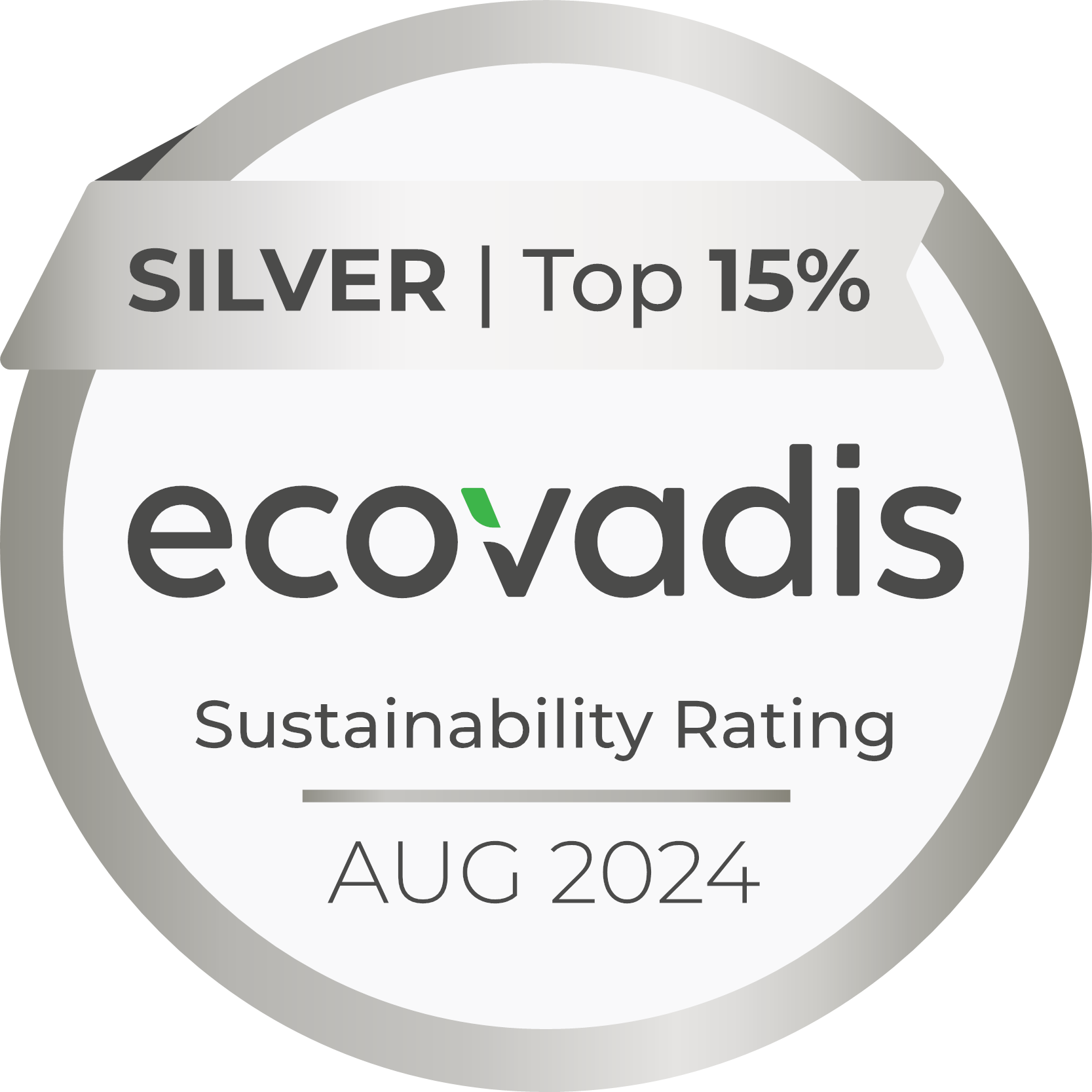 ECOVADIS médaille argent XP LOG